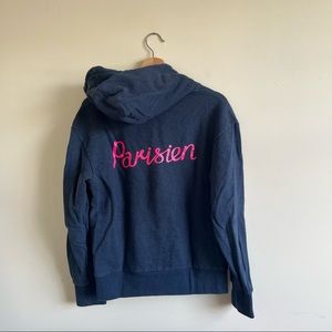 Maison Kitsuné Parisien Zip-Up Hoodie